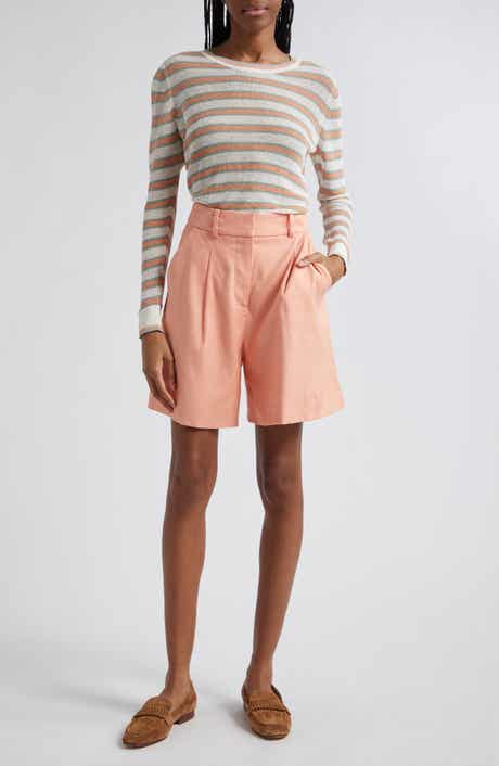 Veronica Beard Magellan Stripe Linen Blend Sweater