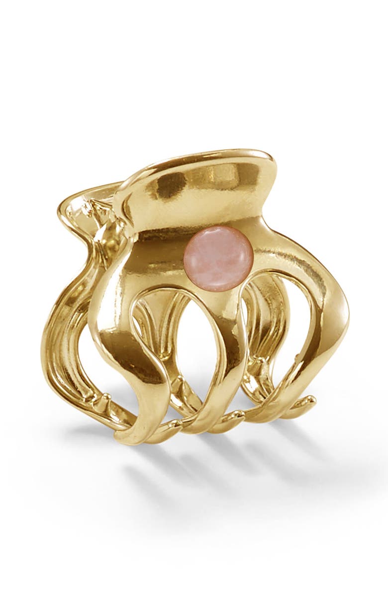 LELET NY Selene Stone Bauble Claw Clip, Main, color,