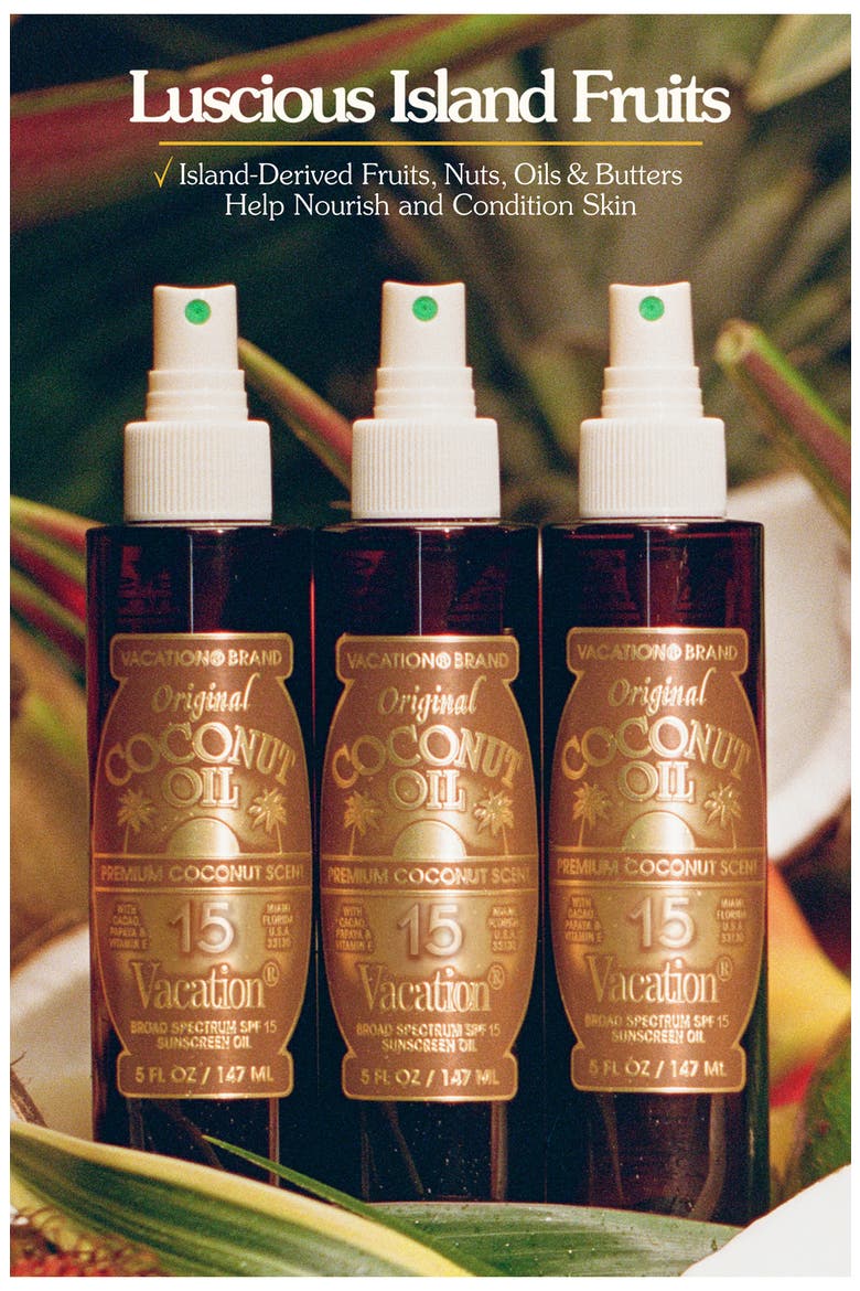 Original Coconut Oil Spray Sunscreen SPF 15, Alternate, color, NO COLOR
