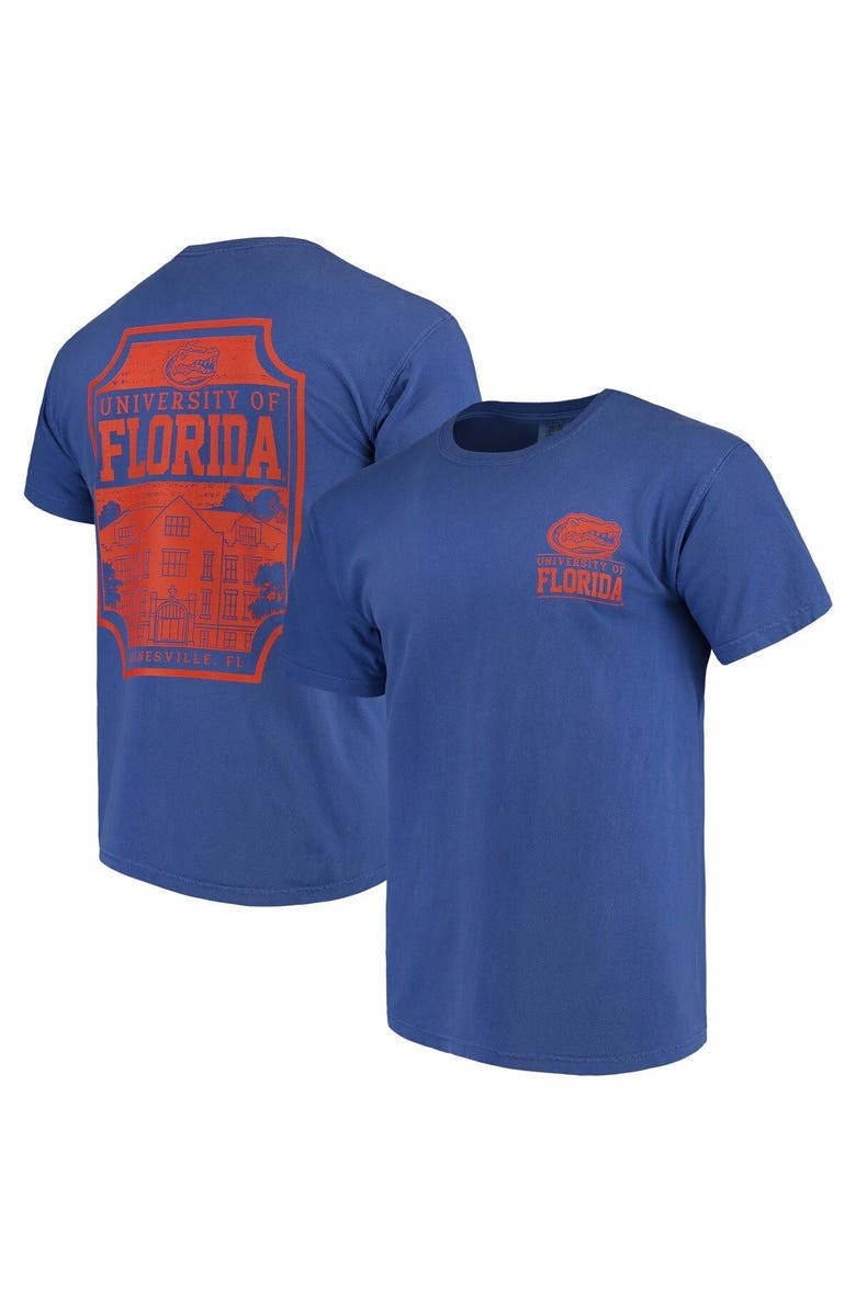 IMAGE ONE Men's Royal Florida Gators Comfort Colors Campus Icon T-Shirt, Main, color, 