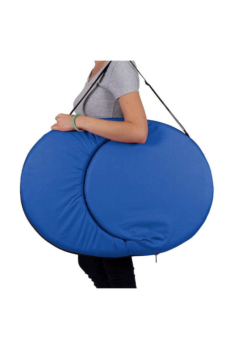Multi Fold Padded Seat, Alternate, color, BLUE