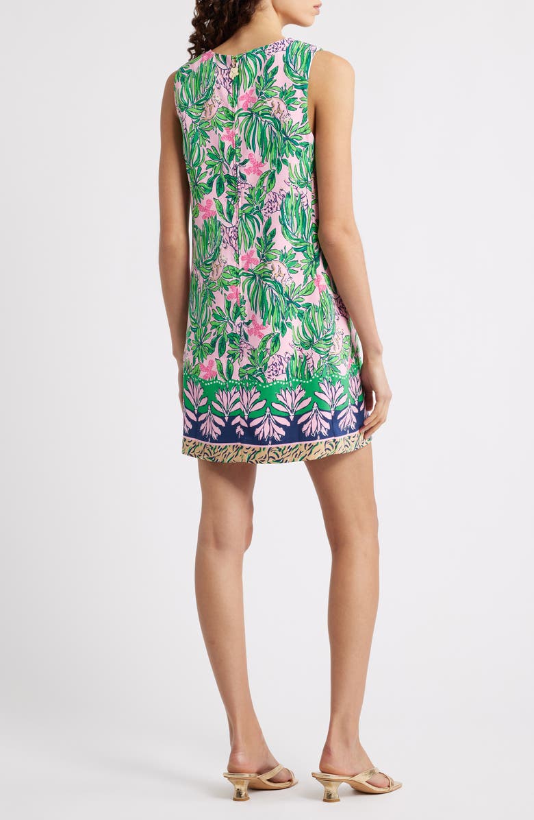 Lilly Pulitzer<sup>®</sup> Edita Sleeveless Floral Shift Minidress, Alternate, color, Conch Shell Pink