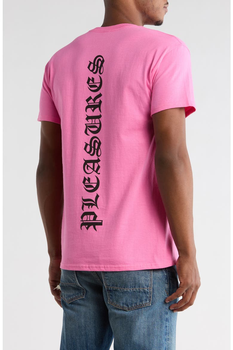 Knight Graphic T-Shirt, Alternate, color, PINK