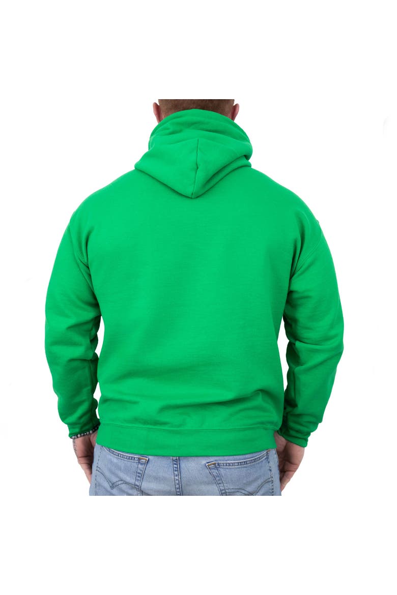 Merry Christmas Initials Hoodie, Alternate, color, Grass
