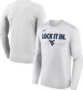 Nike Men's Nike  White West Virginia Mountaineers 2026 On-Court Bench Long Sleeve T-Shirt