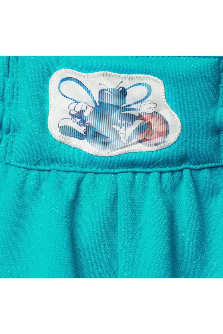 Men's Mitchell & Ness Teal Charlotte Hornets 1992 Hardwood Classics 75th Anniversary Swingman Shorts, Alternate, color, Teal