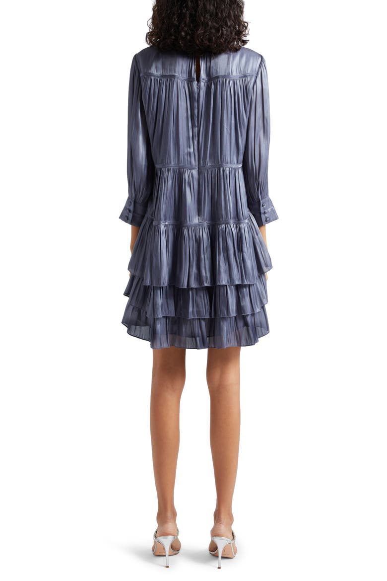 Riva Tiered Dress, Alternate, color, SLATE