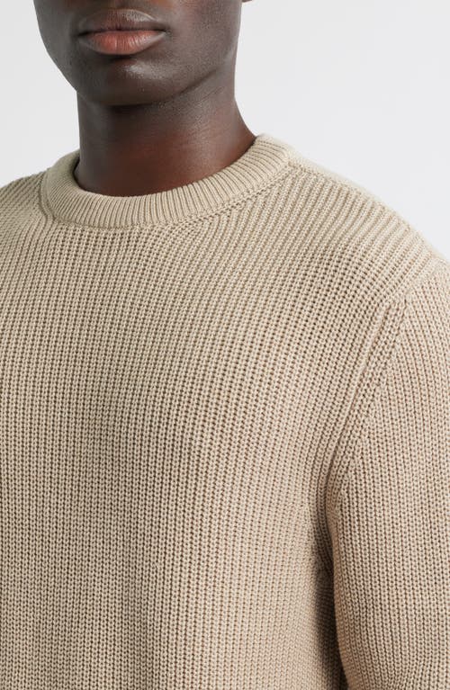 Alex Crane Bay Organic Cotton Sweater In Brown