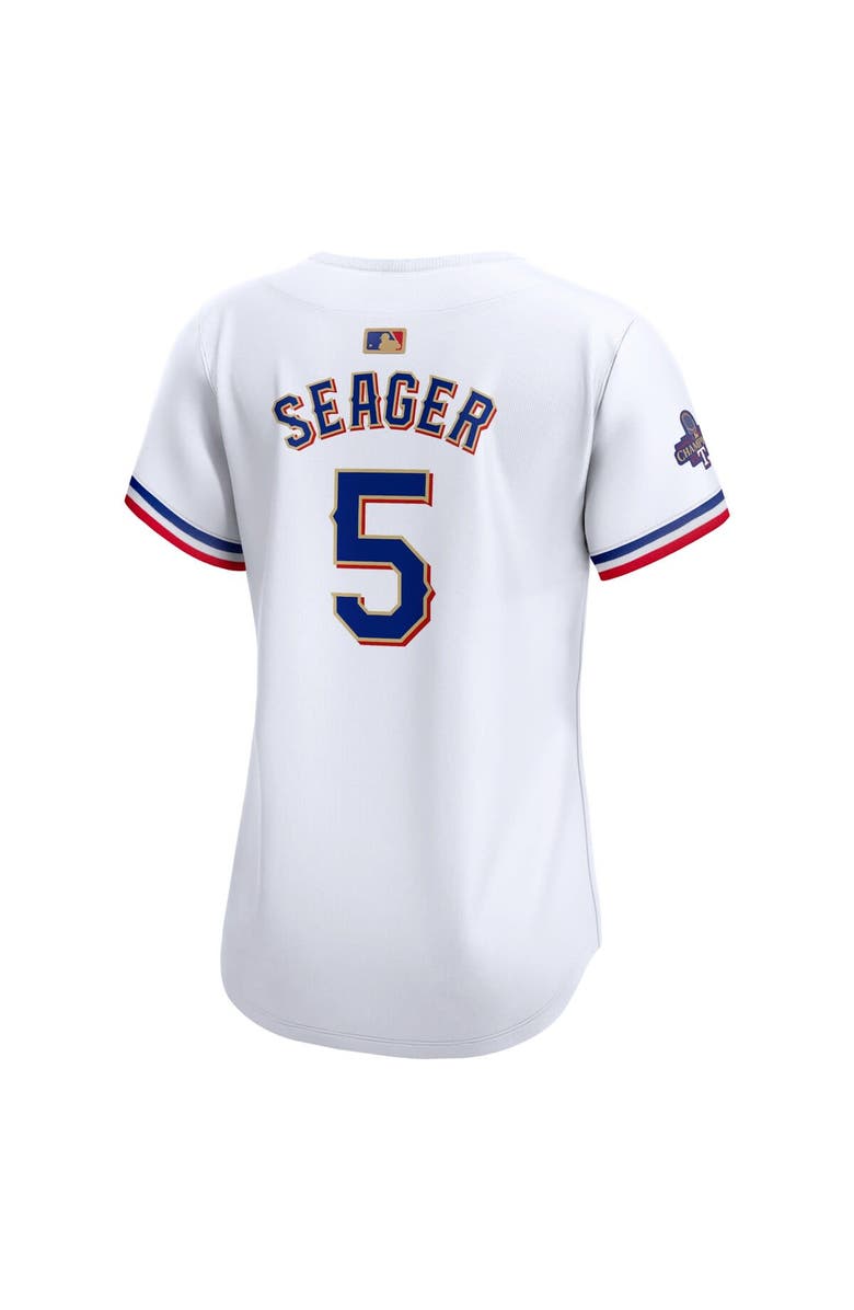 Nike Women's Nike Corey Seager White Texas Rangers 2024 Gold Collection Limited Player Jersey, Alternate, color,