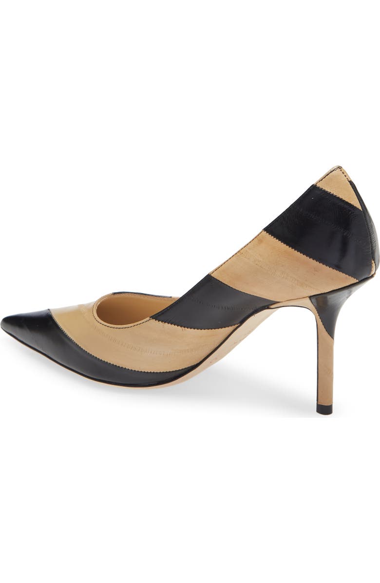 Jimmy Choo Love Stripe Pointed Toe Pump, Alternate, color,