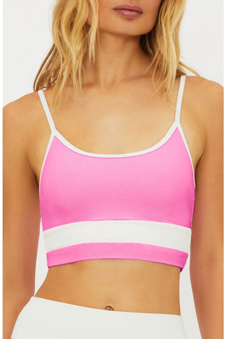 Eva Colorblock Bikini Top, Main, color, PRISM PINK