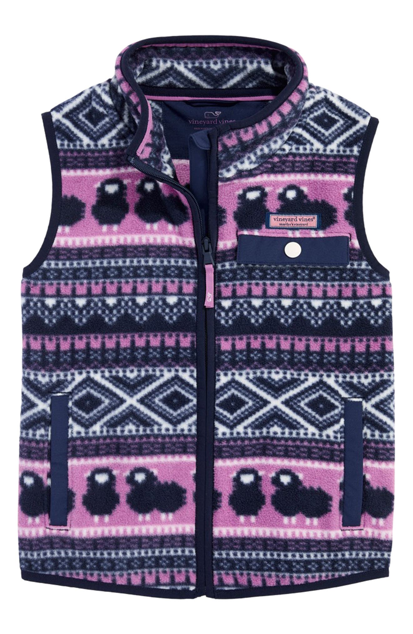 vineyard vines Kids' Harbor Fleece Vest