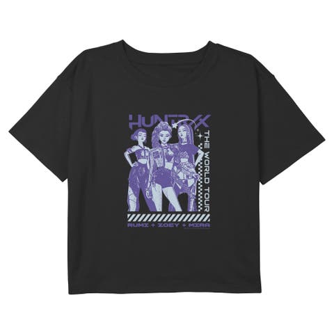 Girls' Rumi Zoey Mira World Tour Cropped T-Shirt
