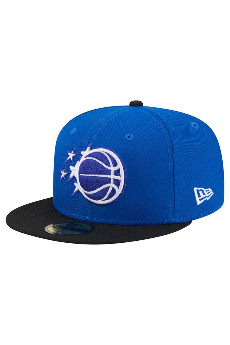 Men's New Era Blue Orlando Magic Two-Tone 59FIFTY Fitted Hat, Main, color, Blue