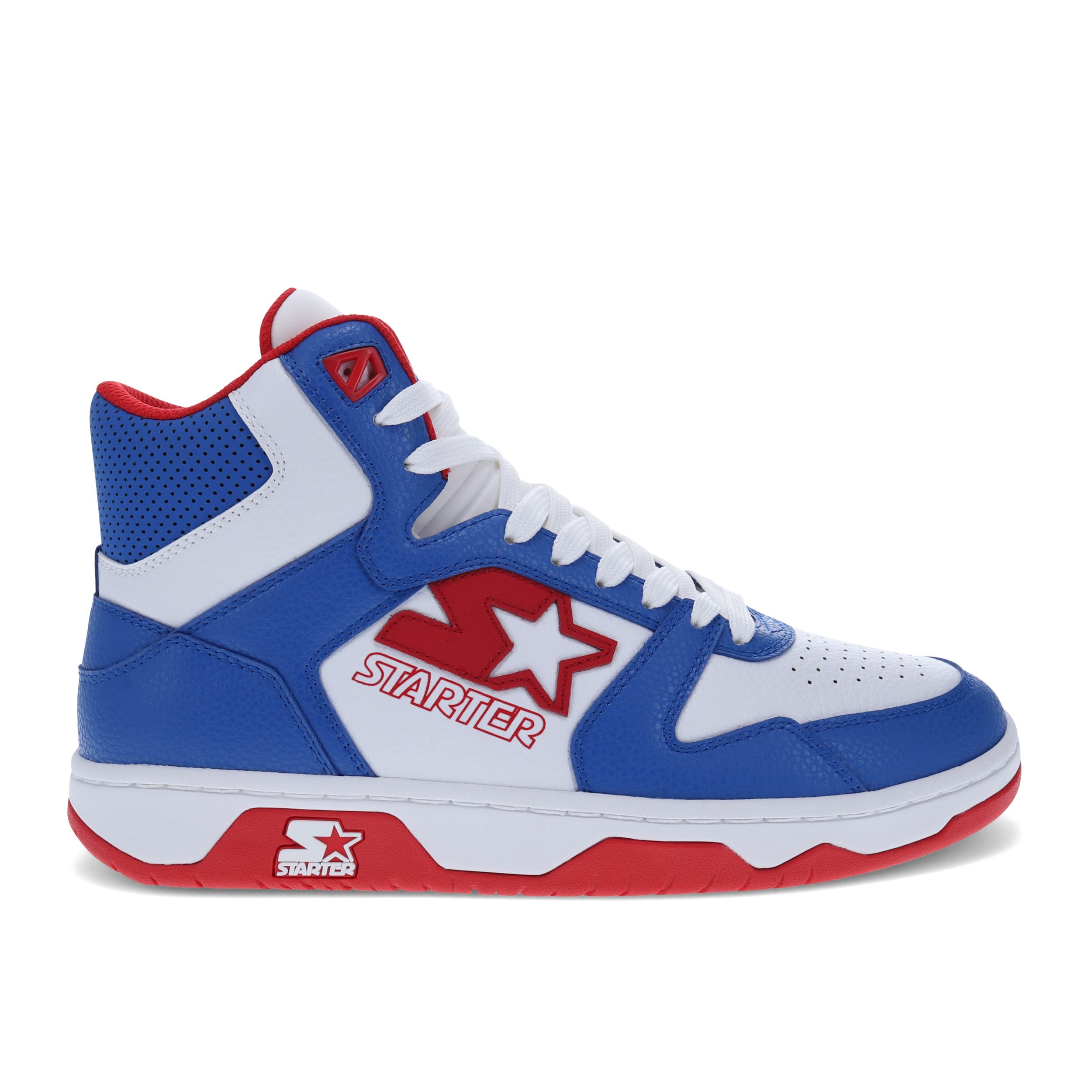 STARTER Breakaway 88 Mid Sneakers, Alternate, color, White/Blue