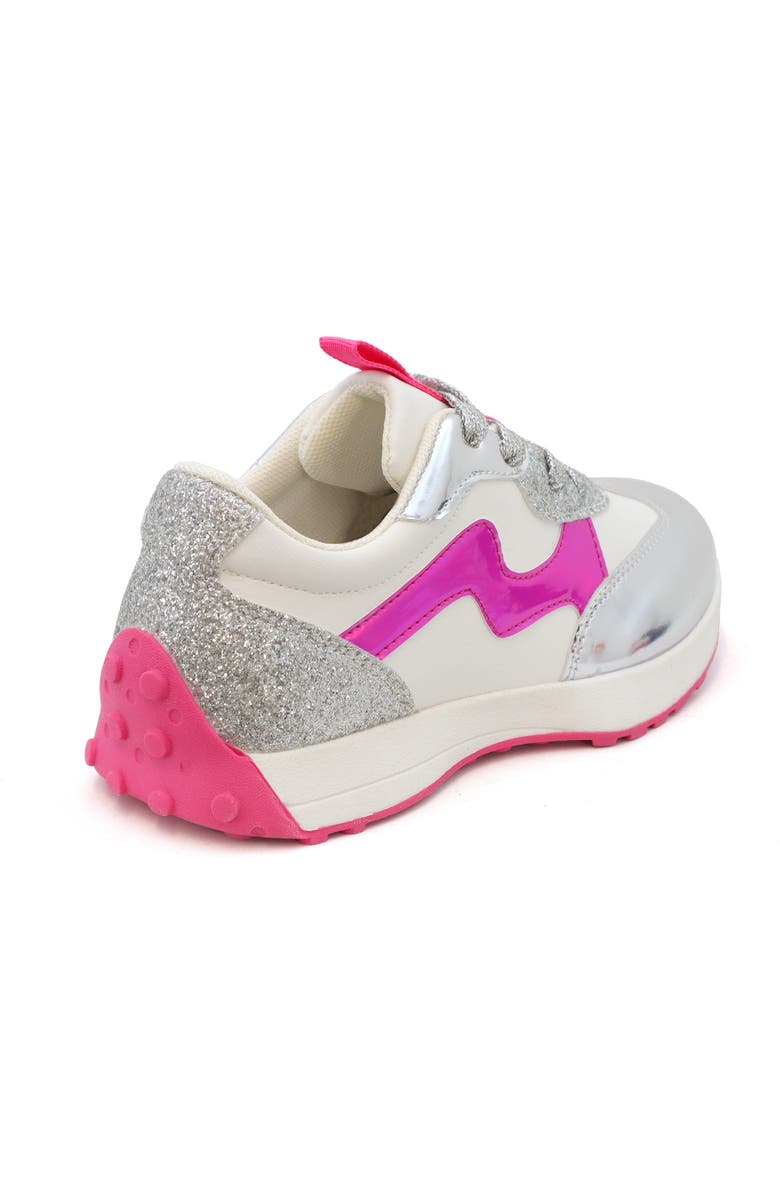 YOKI Kids' Raven Metallic Sneaker, Alternate, color,