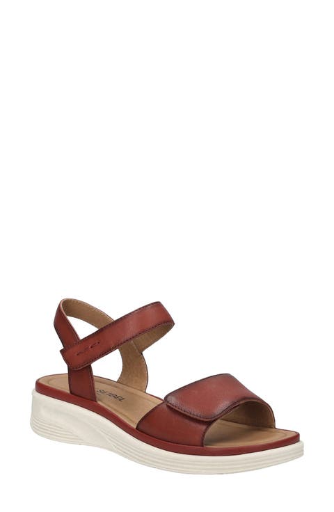Severan Ankle Strap Platform Wedge Sandal (Women)