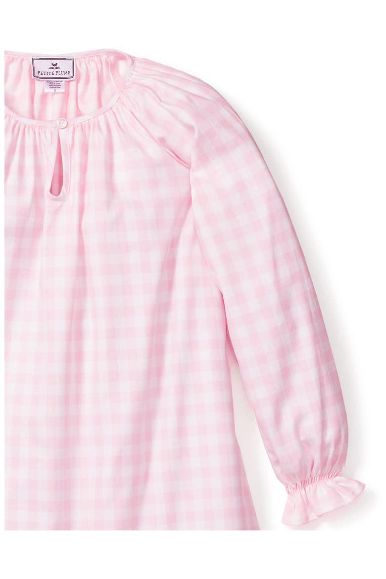 Delphine Gingham Nightgown, Alternate, color, PINK