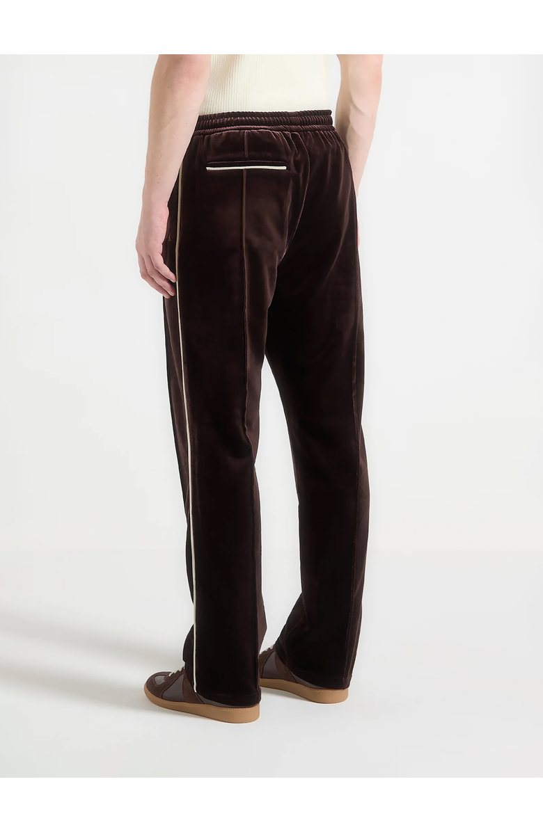 Manière De Voir Eiffel Velour Track Pants, Alternate, color, Brown
