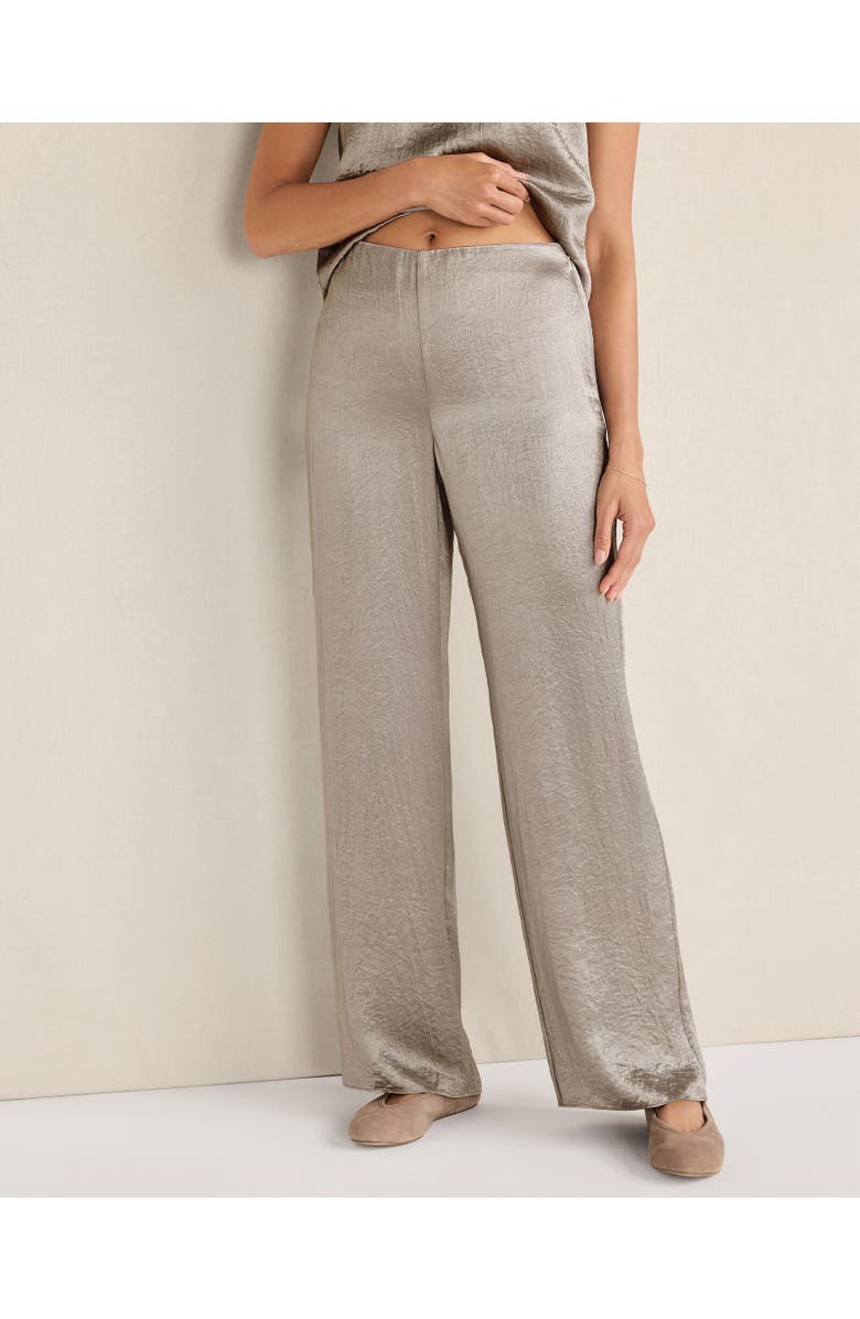 Haven Well Within Luxe Crinkle Shine Pants, Main, color, Nightengale