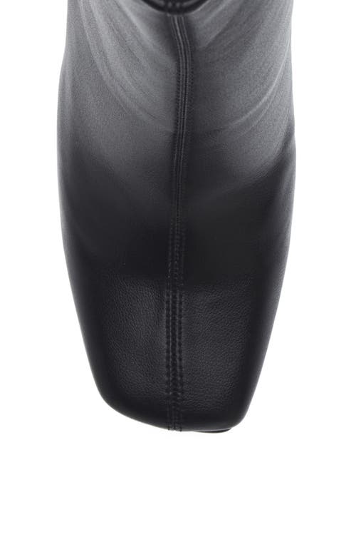 Steve Madden Khelan Square Toe Bootie In Black