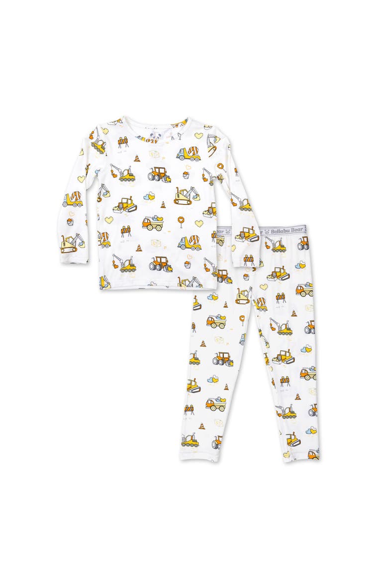 Kids' Love Trucks Set of 2 Piece Pajamas, Main, color, Love Trucks