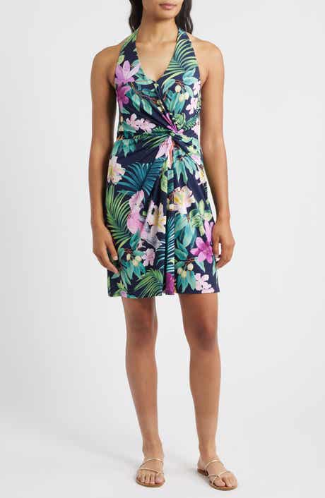 Tommy Bahama Clara Tropical Bliss Halter Dress