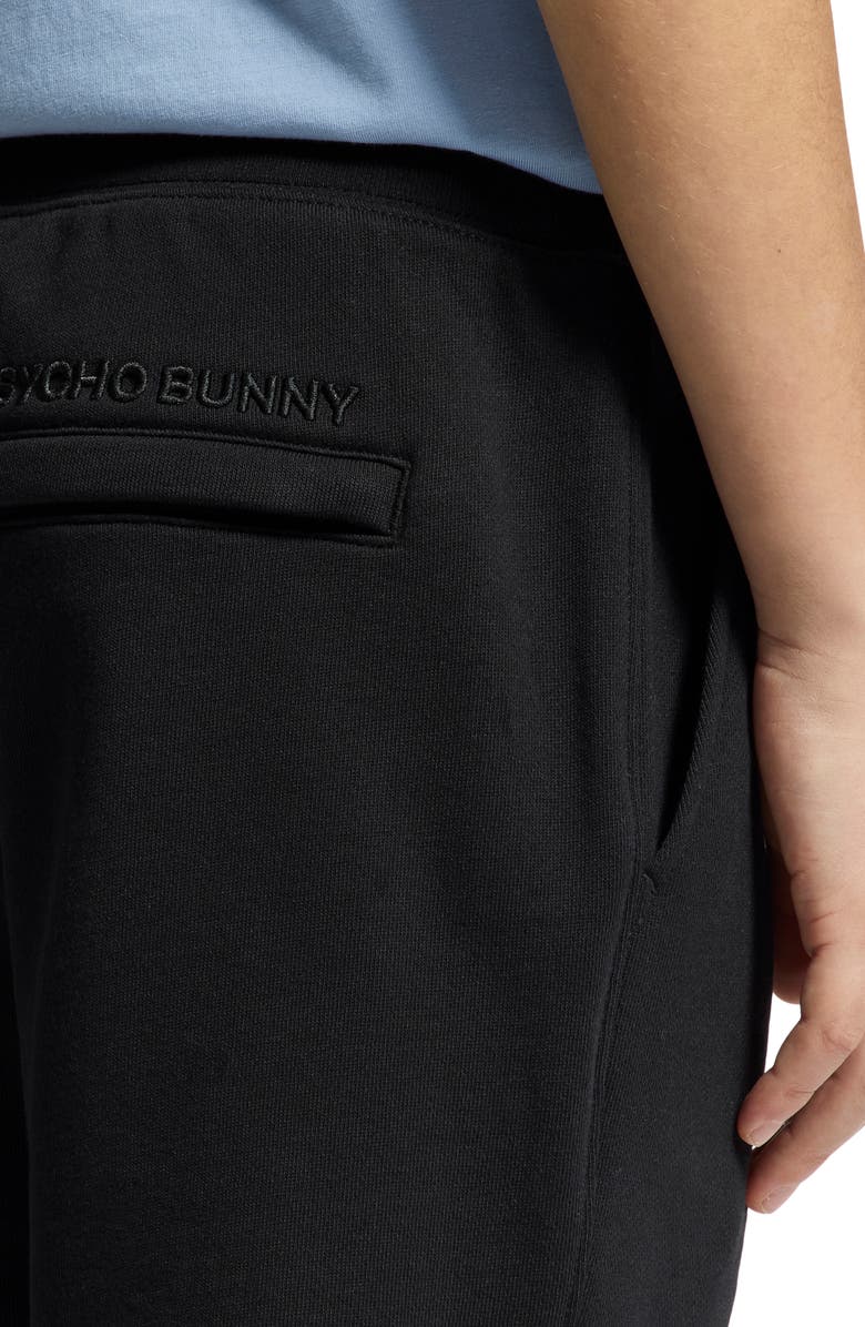 Psycho Bunny Kids' Embroidered Cotton Sweat Shorts, Alternate, color,