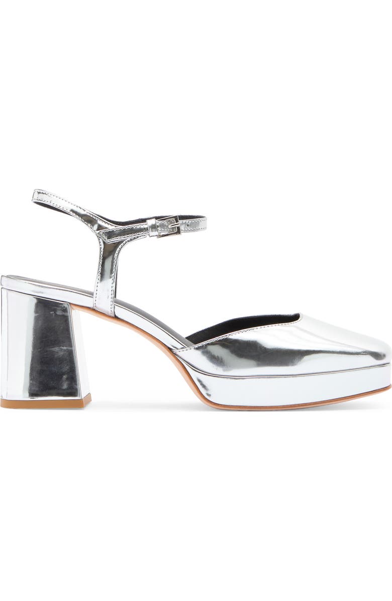 Reformation Marisol Metallic Platform Pump, Alternate, color,