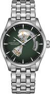 Hamilton Jazzmaster Open Heart Automatic Bracelet Watch, 42mm