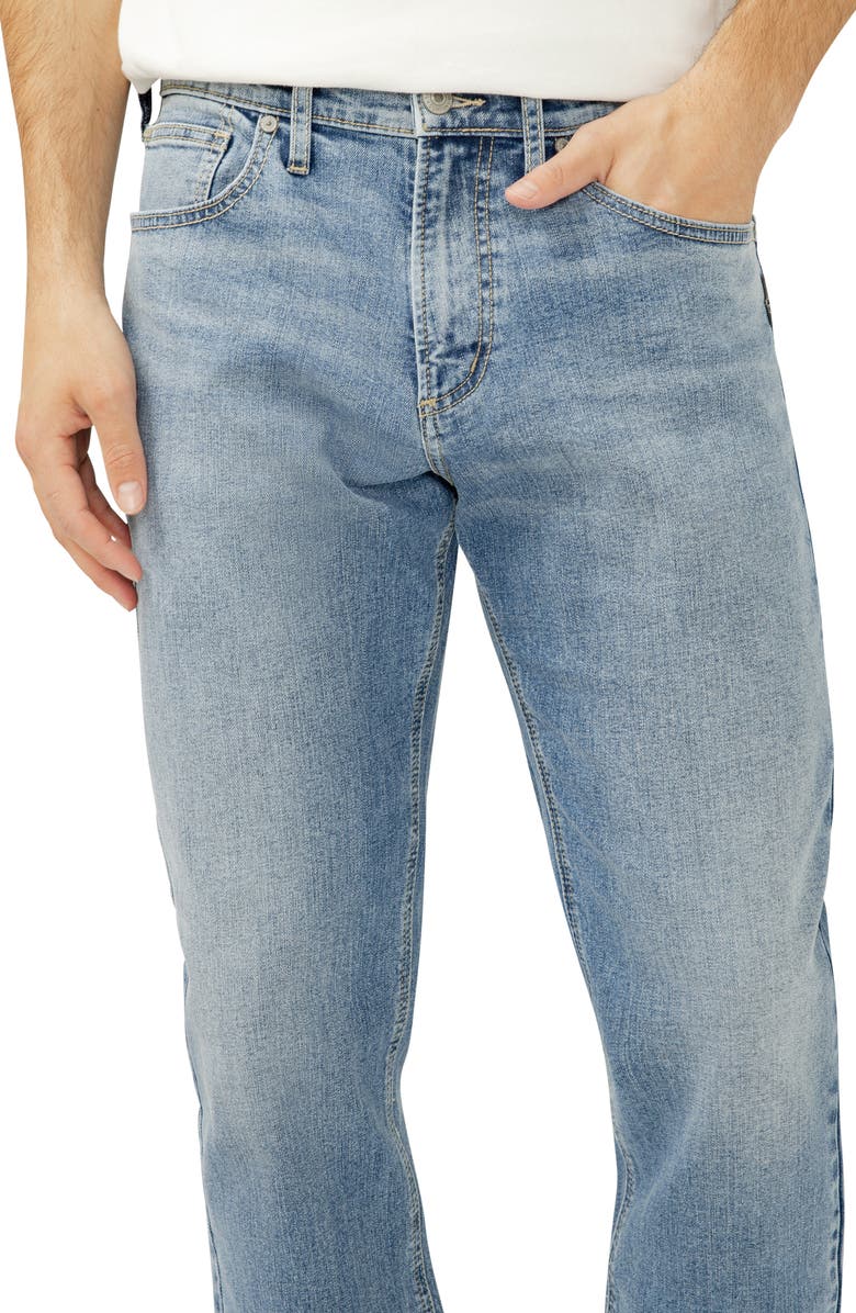 Silver Jeans Co. Machray Athletic Fit Straight Leg Jeans, Alternate, color, Ballad