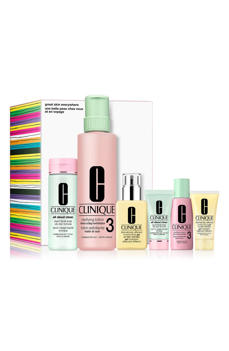 Clinique Great Skin Everywhere Set for Oily and Oily Combination Skin Types, Alternate, color,