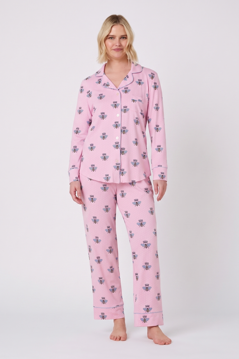 Striped Pima Knit Pajama Set
