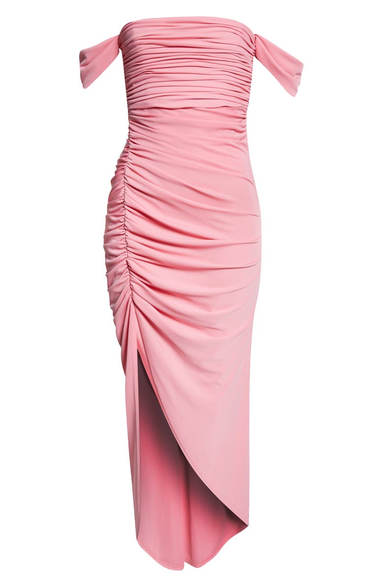 Cinq à Sept Delaney Off the Shoulder Jersey Dress, Alternate, color, 