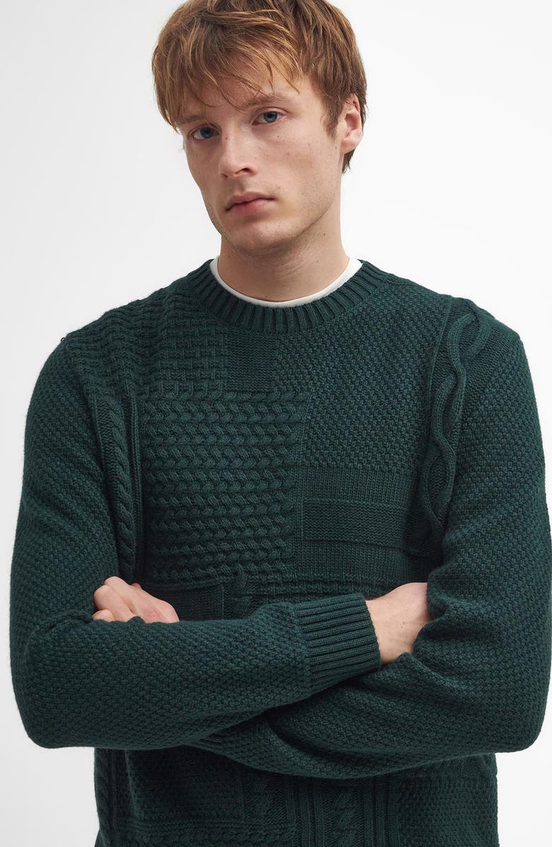 Barbour Casey Wool & Cotton Sweater, Alternate, color, 