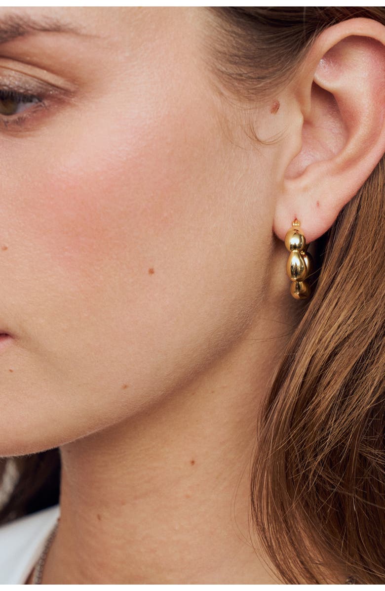 Sif Jakobs Jewellery Earrings Goccia Cerchietto, Alternate, color, 18K Gold Plated