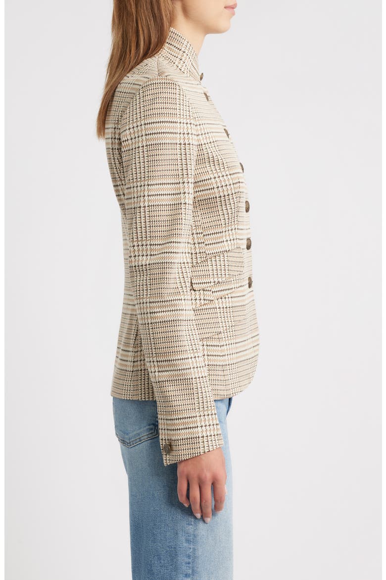 Slade Glen Plaid Ponte Knit Blazer, Alternate, color, TNMLT