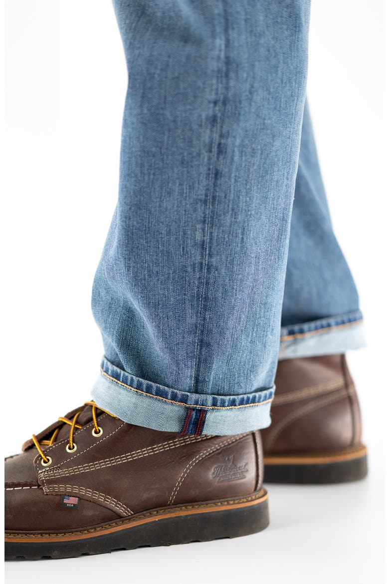 Relaxed Straight Leg Jeans, Alternate, color, FORT MACON