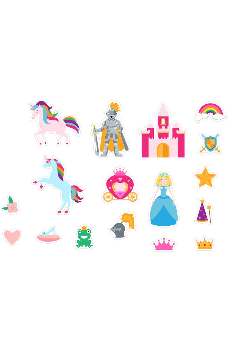 Bath Time Stickers, Unicorns, 18 Foam Pieces, Kids 3+, Alternate, color, Multicolored