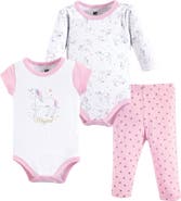Hudson Baby L/S, S/S Bodysuit and Pant