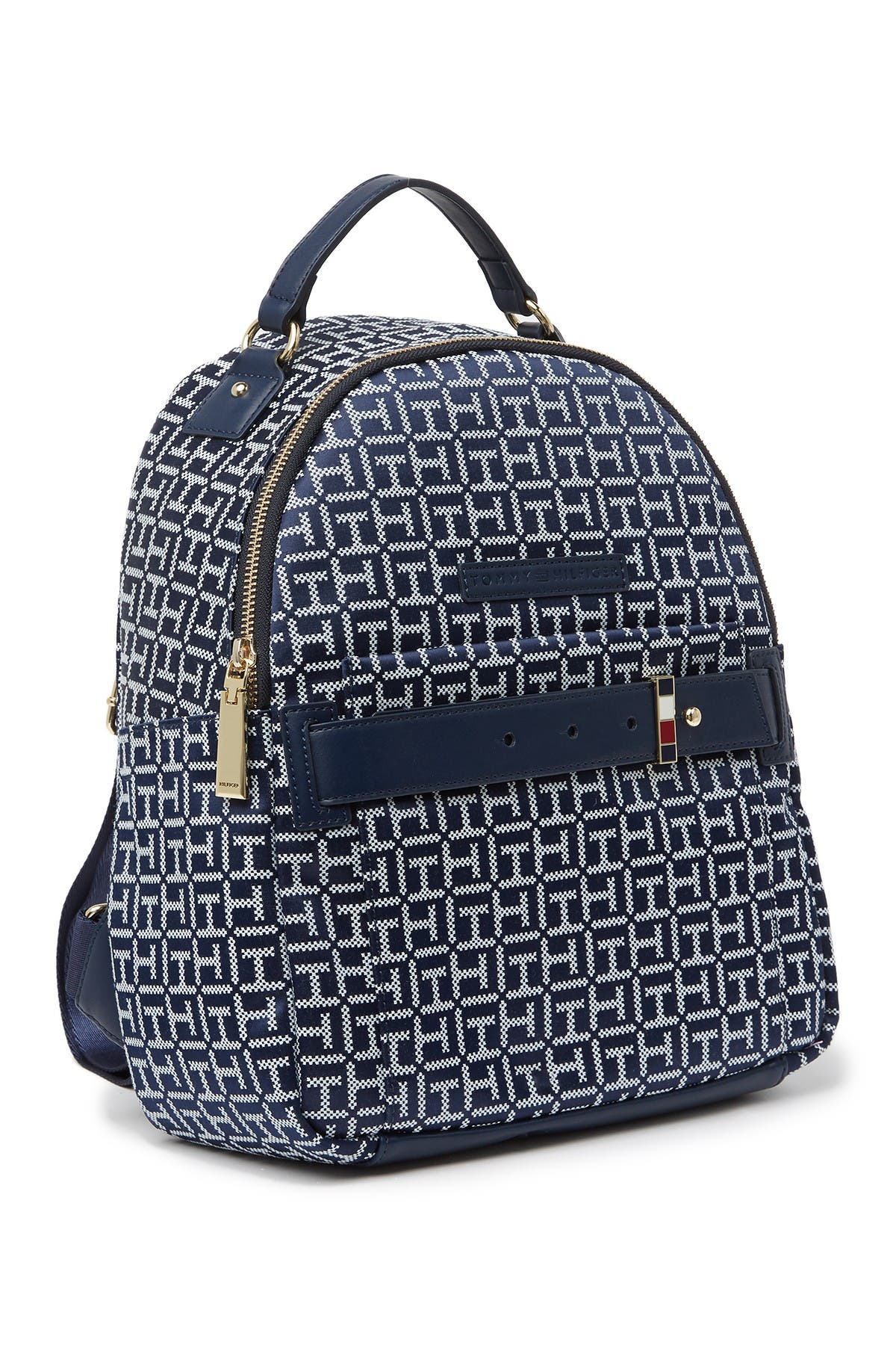 Tommy Hilfiger Emilia Dome Mono Jacquard Backpack, Alternate, color, 