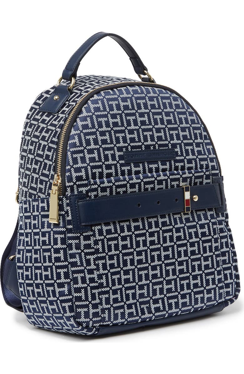 Tommy Hilfiger Emilia Dome Mono Jacquard Backpack, Alternate, color,