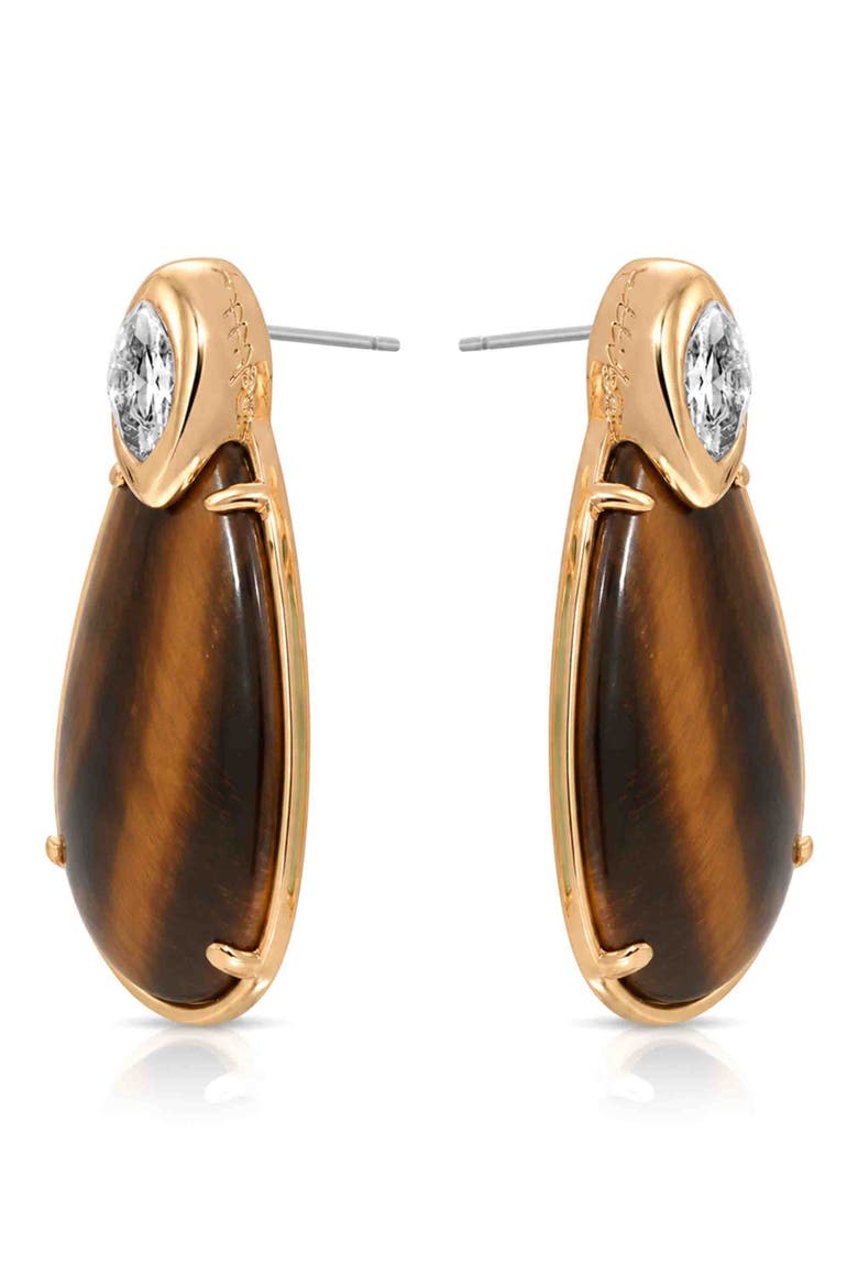 Majestic Stone Drop Earrings, Alternate, color, TIGERS EYE