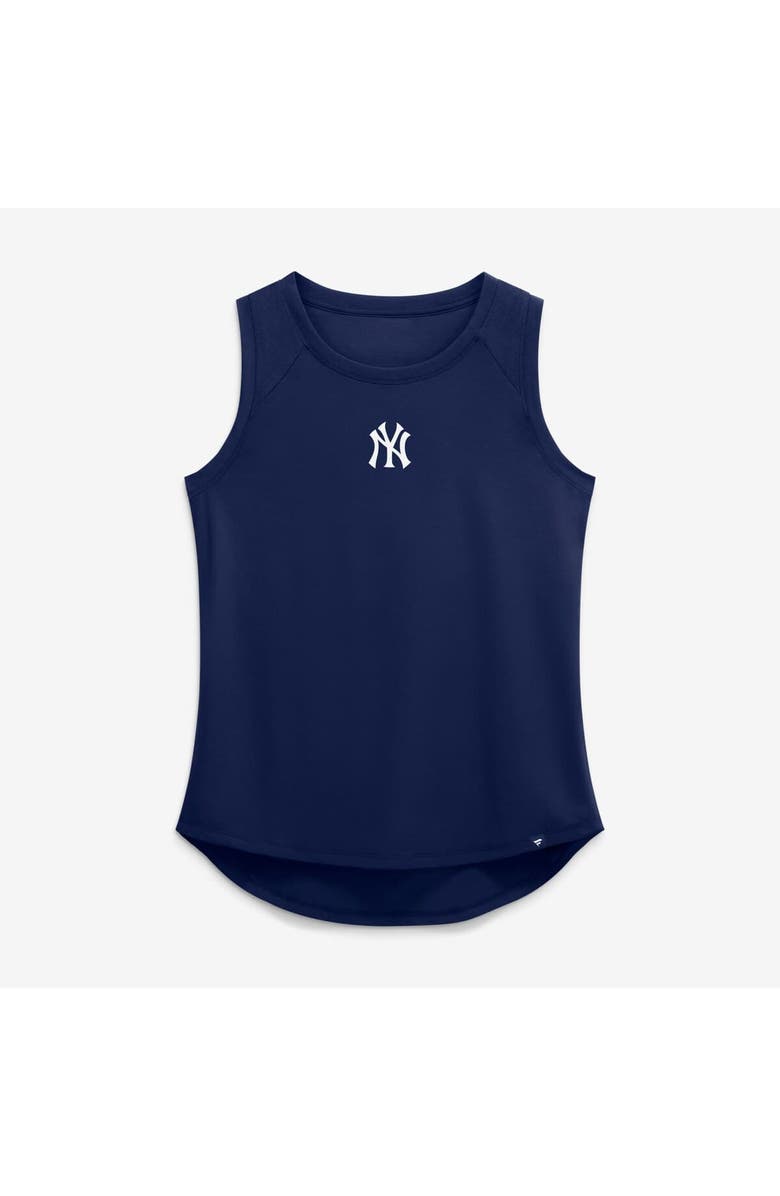 FANATICS Women's Fanatics Navy New York Yankees Draped Mesh Back Performance Tank Top, Alternate, color, Navy