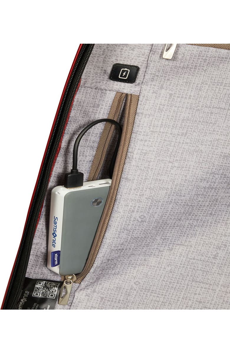 Samsonite C-LITE Hardside Carry-On Spinner Luggage, Alternate, color, Black