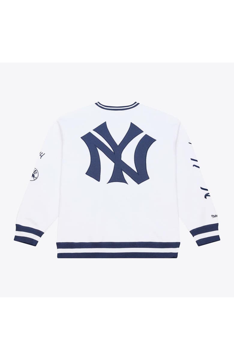 Mitchell & Ness Men's Mitchell & Ness  White New York Yankees Arctic Fleece Sweatshirt, Alternate, color, 