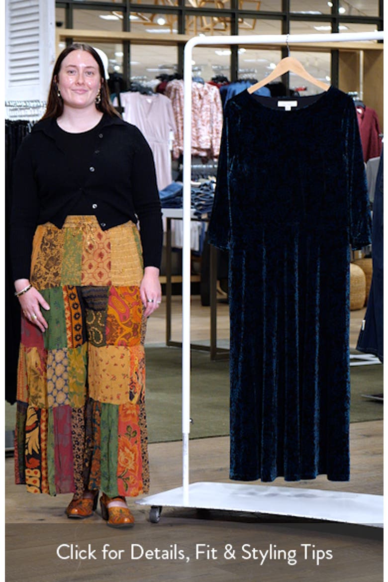 Oak Cottage Velvet Midi Dress video