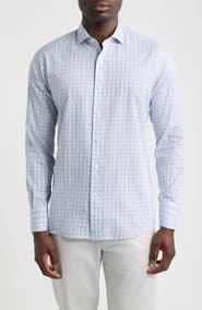 Peter Millar Crown Crafted Amos Plaid Cotton Sport Shirt
