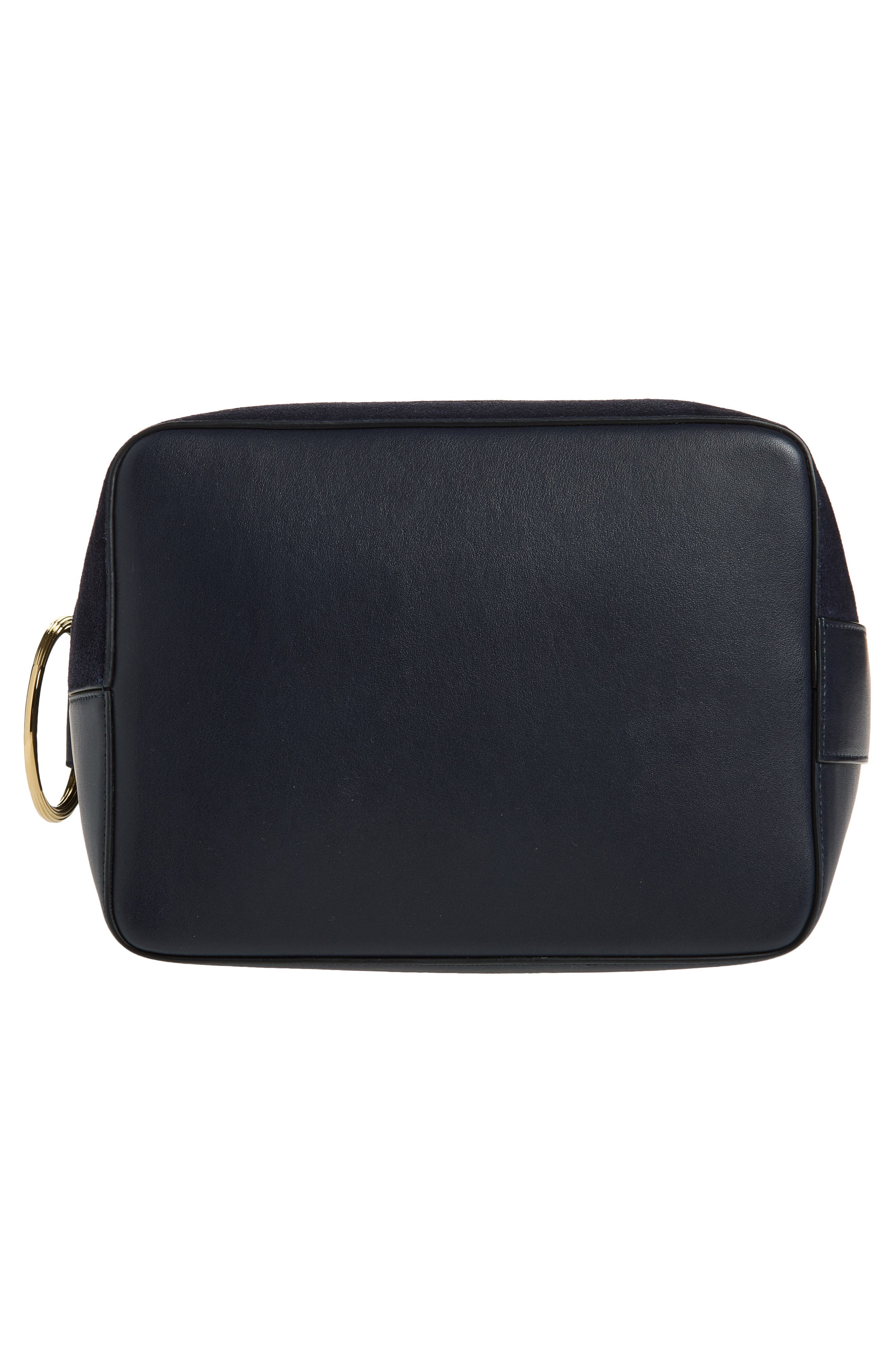 Victoria Beckham Dia North/South Bucket Bag, Alternate, color, Navy