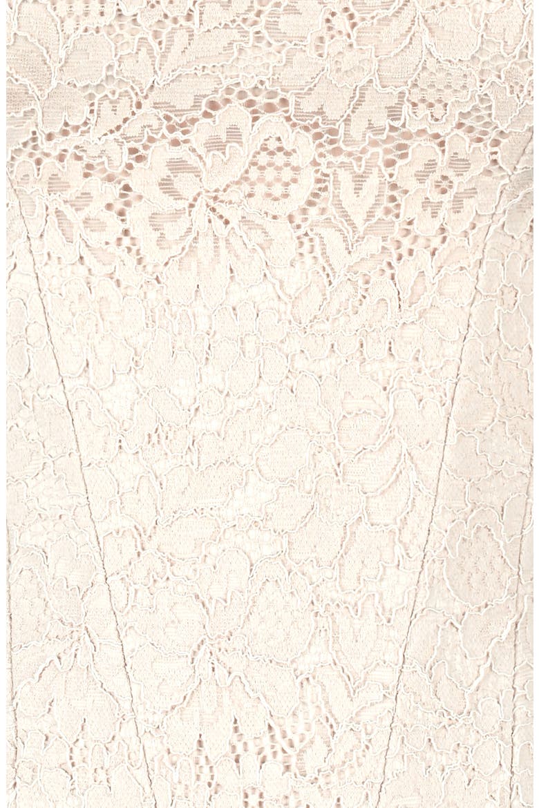 Larra Strapless Lace Corset, Alternate, color, VINTAGE IVORY